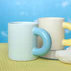 Pastel Chunky Handle Mug