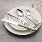 Eternal Grace Ornate Luxury Stainless Steel Cutlery Set