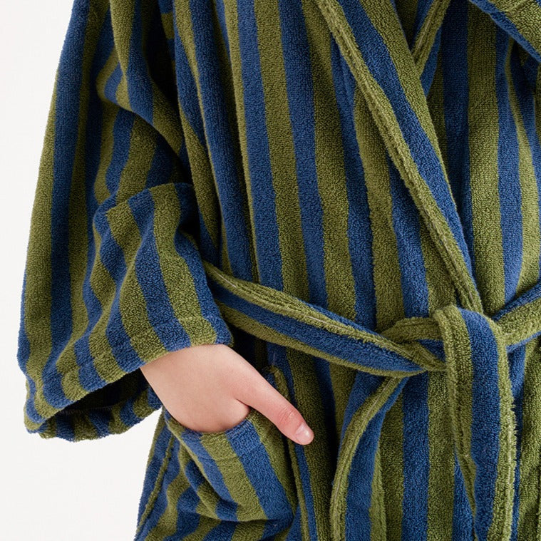 Beach Villa Striped Bathrobe Unisex - FINAL SALE