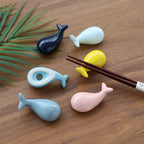Leaping Dolphin Chopstick Holder Set