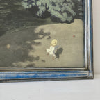 Blue Old World  Wall Frame