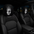 😆 Funny Cartoon Car Headrest Covers – 2PCS Universal Fit 🚗