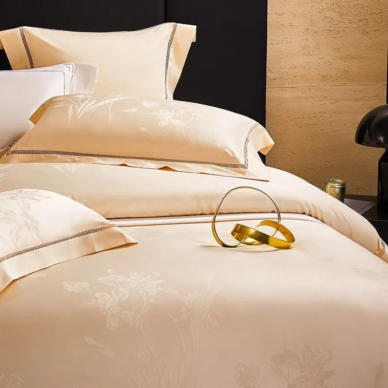 Aureate Luxury Jacquard Egyptian Cotton Bedding Set