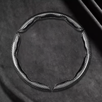 Carbon Fiber Silicone Anti-Slip Car Steering Wheel Cover Universal Fit