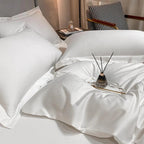 Neo White Silky Egyptian Cotton Bedding Set