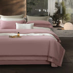 Elysium Rose Lace Luxury Egyptian Cotton Bedding Set