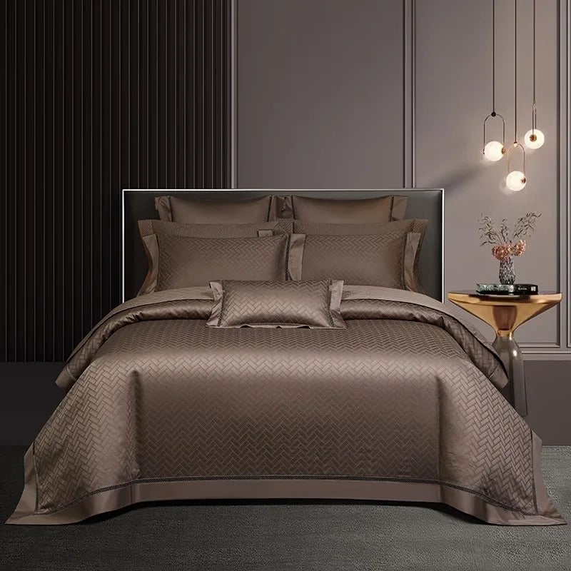 Jana Luxury Jacquard Egyptian Cotton Bedding Set