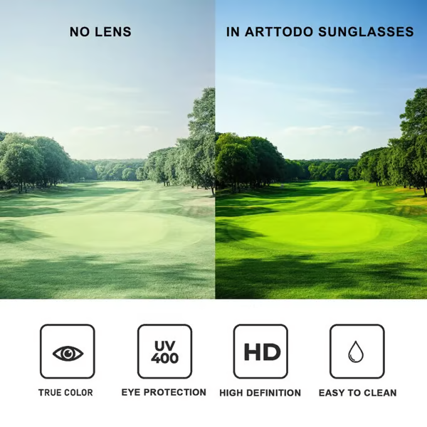 🌟🕶️Premium Polarized Sports Sunglasses – Designed for Golfers🏌️