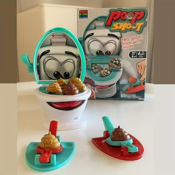 🎅2025 Christmas Hot Sale 💩Interactive Poop Shooting Game Set for Family Fun
