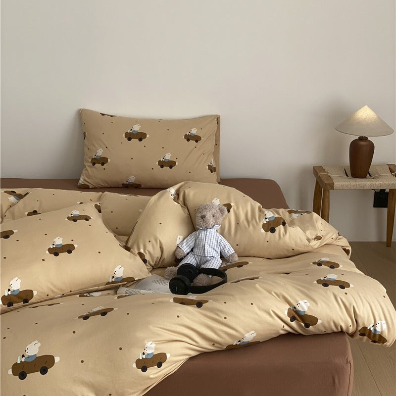 Floor It Puppy Bedding Set