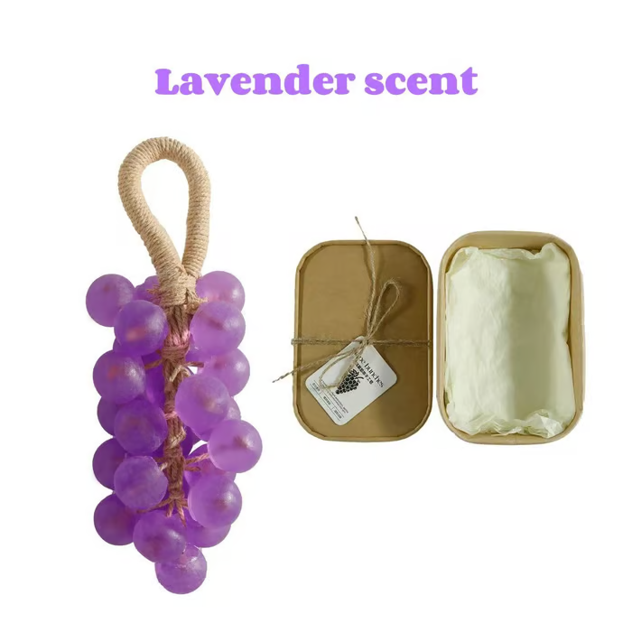 🔥Christmas Sale🔥Personalized Original Handmade Crystal Grape Soap