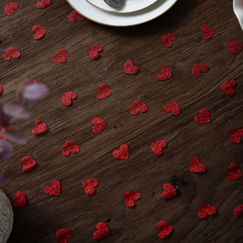 Love Heart Mesh Tablecloth