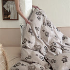 Zen Mind Ink Floral Bedding Set