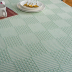 Vintage Geo Weave Tablecloth