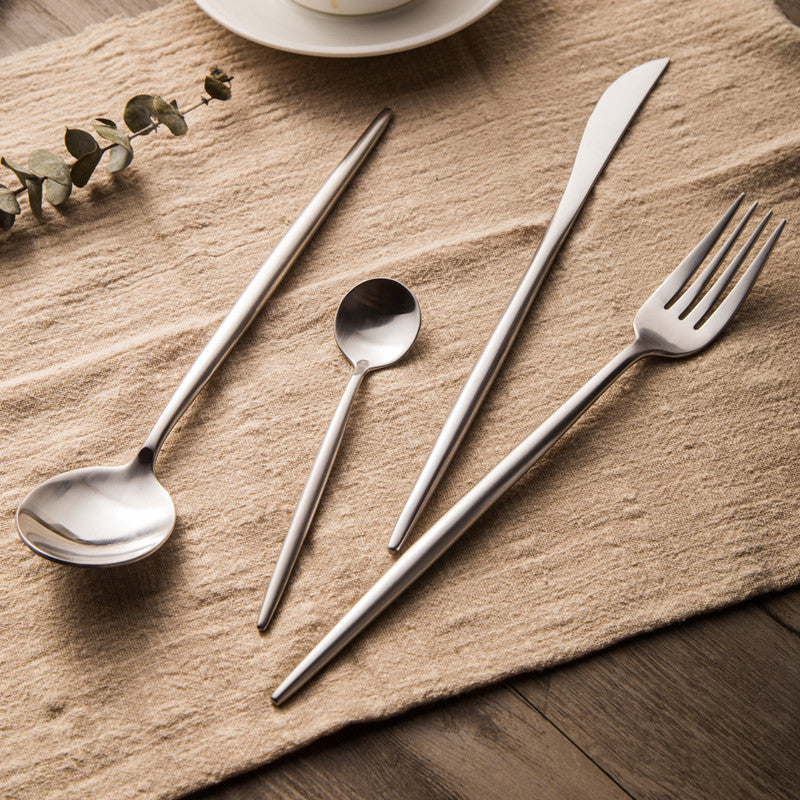 Arya Silver Stainless Steel Cutlery Set