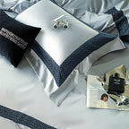 Sablier Silver Luxury Egyptian Cotton Bedding Set