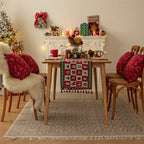Christmas Checked Table Runner