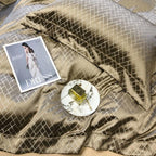 Talia Gold Egyptian Cotton Satin Bedding Set