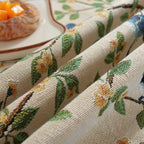 Nature's Songbird Fringe Tablecloth