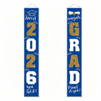 🎓Class of 2026 Graduation Banner | Congrats Grad Front Door Porch Decor for Graduation Party (✨Set of 2)