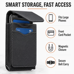 📱 Hands-Free Waist Phone Pouch - Keep Your Phone Safe & Accessible Wherever You Go