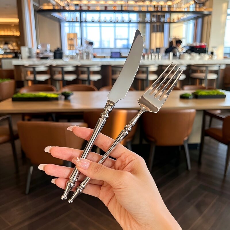 Xena Silver Stainless Steel Cutlery Set