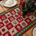 Christmas Checked Table Runner