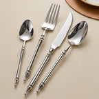 Xena Silver Stainless Steel Cutlery Set