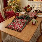 Christmas Checked Table Runner
