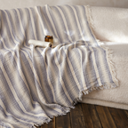 Woven Stripe Throw Blanket