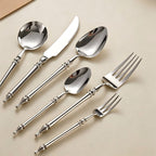 Xena Silver Stainless Steel Cutlery Set