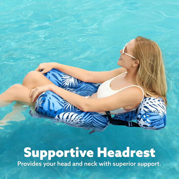🏖️💺 Inflatable Floating Chair – Comfortable, Stable & Perfect for Relaxing on the Water 🏊🌊
