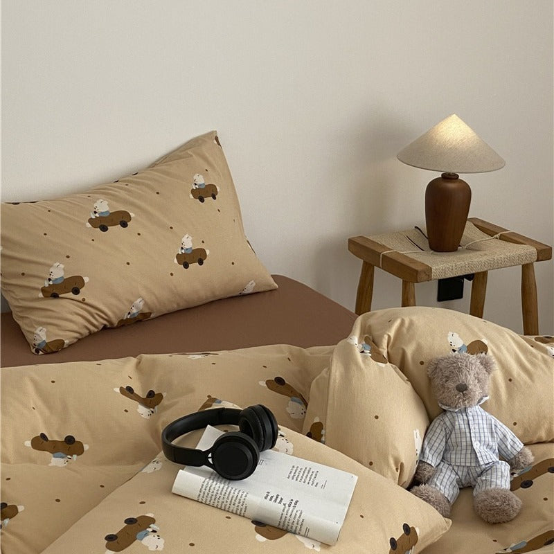 Floor It Puppy Bedding Set