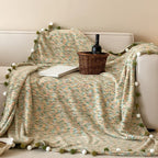 Pom-Pom Candy Quilted Blanket