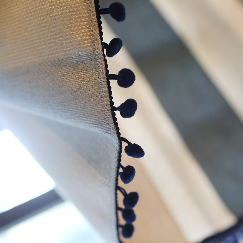 Calm Striped Cabinet Curtain - FINAL SALE