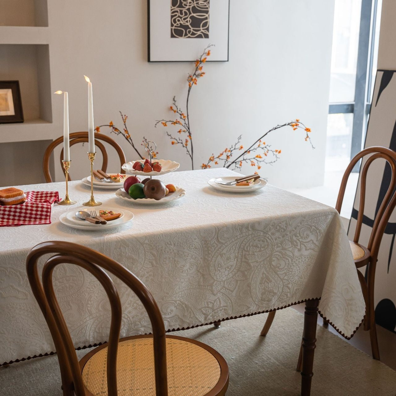 French Paisley Tablecloth