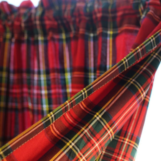 Tartan Cabinet Curtain