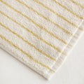 Lemon Yellow Striped Towel Collection
