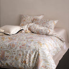 Celestine Unicorn Botanical Egyptian Cotton Bedding Set