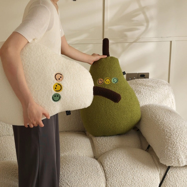 Fluffy Pear Cushion