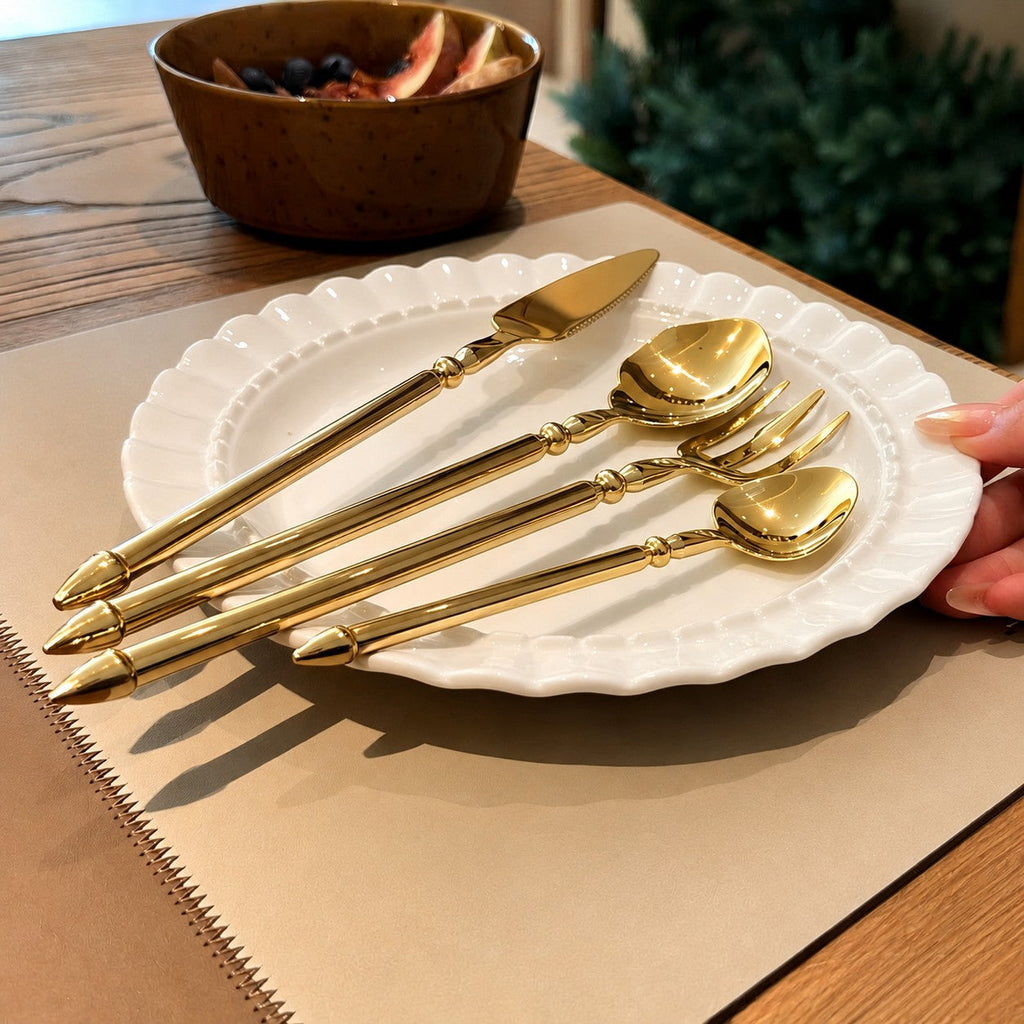 Lou Gold Exclusive Stainless Steel Cutlery Set