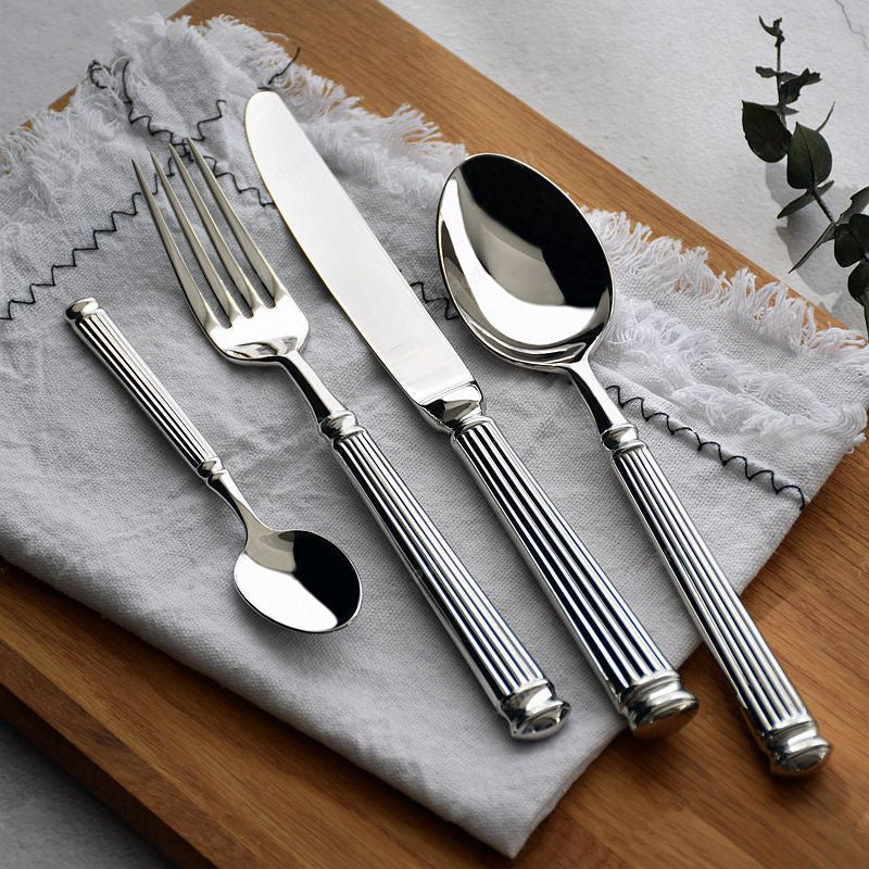 Emilia Roman Fluted Luxury Stainless Steel Cutlery Set