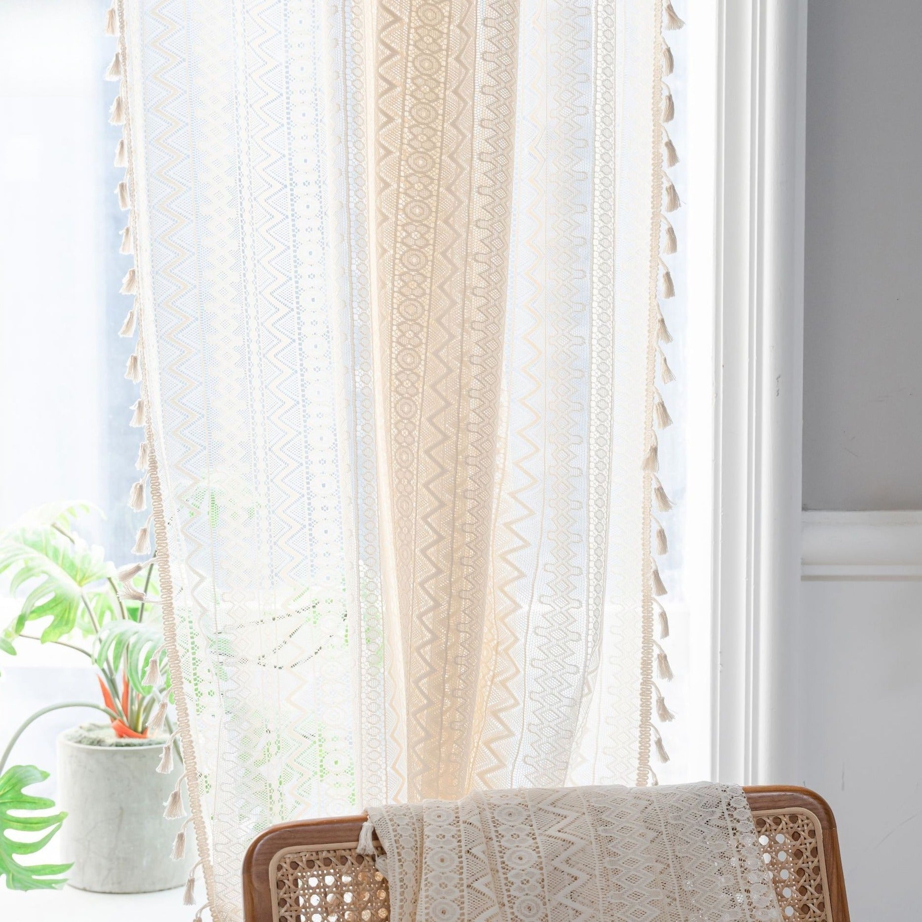 Warm Breeze Tassel Curtain