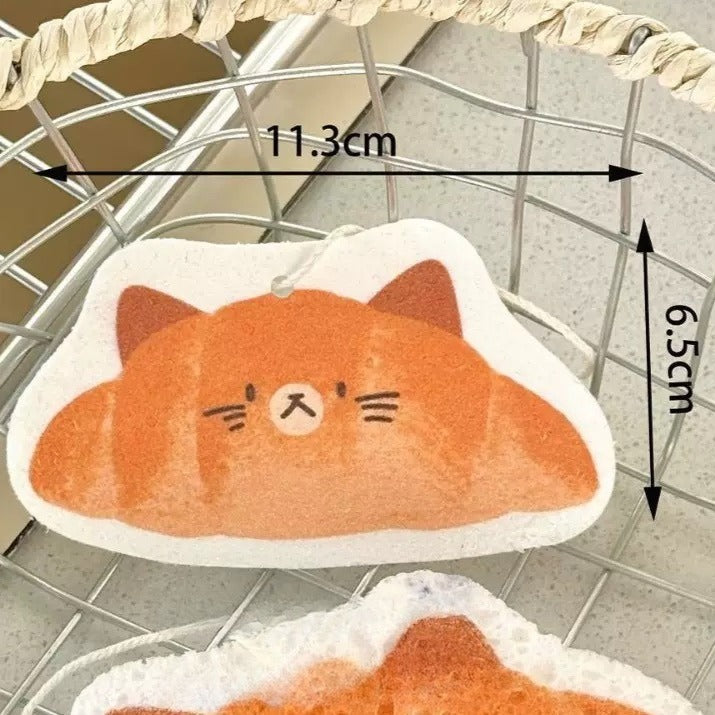 Bread Kitty Dish Sponge Set