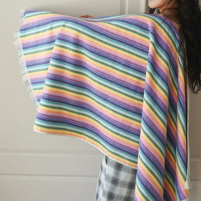 Rain & Rainbow Tassel Towel Collection