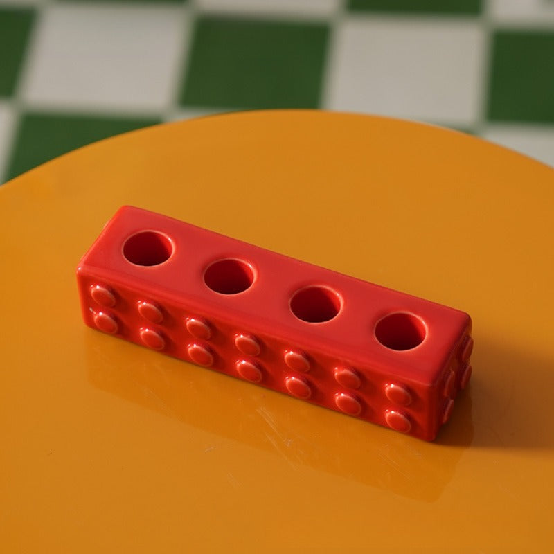 Colourful Block Toothbrush Holder Bath