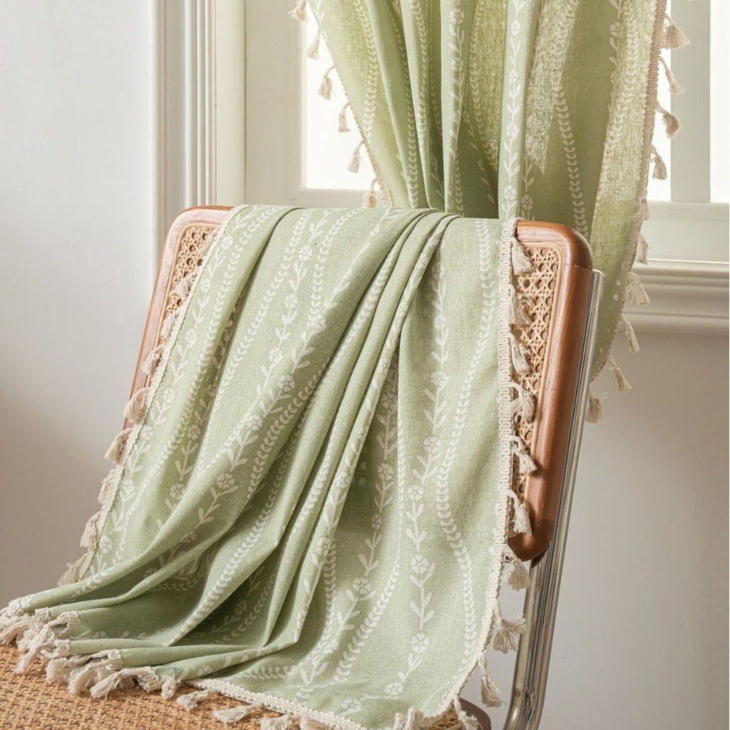 Vine Wave Tassel Curtain