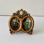 Ornate Victorian Dual Photo Frame