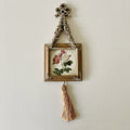 Antique Tassel Floral Wall Frame