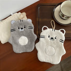 Racoon Family Hanging Hand Towel Set